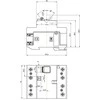 ETI Srovės nuotėkio relė EFI-P4, 40A, 10kA, 30mA AC, 3P+N
