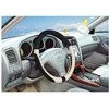 TomPar STEER WHEEL COVER HB-27519/1-5 Juodas/WHI