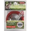 Pavadėlis Zolux TIE-OUT CABLE, raudonas, 9 m