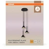 Osram 13W LED pakabinamas šviestuvas FUJI, juodas, 3000K