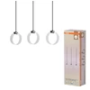Osram 20W LED pakabinamas šviestuvas CIRCLE, juodas, 3000/4200/6500K