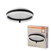 Lubinis šviestuvas Osram 25W LED paviršinis šviestuvas CIRCLE, juodas, 3000/4000/6500K