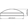 Šviestuvas lubų Philips Doris 929002665101, LED, 2700 °K, 1 x 17 W