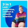 Tampax Compak Pearl Regular Tamponai Su Aplikatoriumi, 36 vnt.