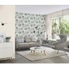 Rasch Wallpaper Vinyl 687507 Linen Light pilka