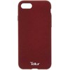 Burgundiškas telefono dėklas Tellur Cover Premium Pebble Touch Fusion iPhone 7