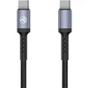 USB-C į USB-C laidas Tellur 3A PD 60W 2 m, juodas