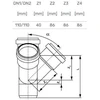 Erdvinis keturkampis vidaus drenažui Magnaplast HTplus, 110 mm x 110 mm x 110 mm, 67°