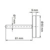 Termometras ICMA 871340120, 50 mm