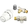 radiatoru termostatiskā vārsta komplekts, Danfoss, taisns, DN15