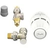 radiatoru termostatiskā vārsta komplekts, Danfoss, aksiāls, DN15