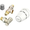radiatoru termostatiskā vārsta komplekts, Danfoss, aksiāls, DN15