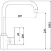 Thema Lux Virtuvinis maišytuvas Sourcing KITCHEN MIXER DF11008
