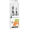 TRACER TRAKBK46268 Cable TRACER USB 2.0 Iphone AM - lightning 1,0m juodas and sidabrinis