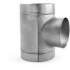 Ventiliatorius Ortakių trišakis ALNOR TPC-125-100, be tarpinės, 90°