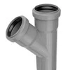 Magnaplast Vidaus kanalizacijos trišakis HTplus, Ø 40 / 40 mm, 67°