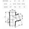 Magnaplast 67 ° HETA 40mm (11700) vidinis nutekėjimas