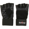 Odinės treniruočių pirštinės Outliner SG-1164, juoda, XL