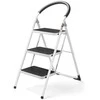 Haushalt Semilac 3 STEP STEEL LADDER BL-C103 Baltas