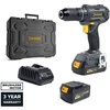 Grąžtas Triecienurbjmašīnas ar bateriju Grunder CD-B1218, 18 V, 2 Ah/4 Ah