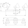 Trio Lampa griesti Reality Latika R81523032, 3