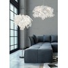 Trio pakabinamas šviestuvas Modernus baltas pakabinamas šviestuvas Trio RL LEAVY R10464001
