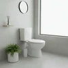 Laisvai pastatomas tualetas Domoletti PO221-P, su dangčiu, 380 mm x 680 mm