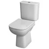 Jika pods Deep, 360x650 mm, horizontāls izvads, pievads no apakšas, balts