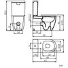 Masterjero Rinkinys kompaktowy WC Domoletti TOILET STANDING ARC WITH TANK Baltas