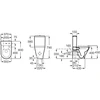 Roca UNITAZ PAST GAP ROUND RIMLESS DUAL BALT