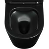 Miska WC Domoletti WC HUNG ME125-MB WITH COVER Juodas