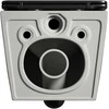 Miska WC Domoletti WC HUNG ME125-MB WITH COVER Juodas