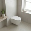 Masterjero TOILET ARC WALL HUNG Baltas