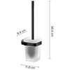 Domoletti AMALFI TOILET BRUSH HOLDER Matinis Juodas