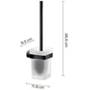 Domoletti AMALFI TOILET BRUSH HOLDER Matinis Juodas