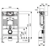 Potinkinis WC rėmas Tece 9300380