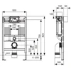 Potinkinis WC rėmas Tece 9300380