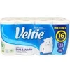 Tualetinis popierius Soft and Baltas Veltie 16rit./3sl/150lap.