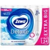 Tualetinis popierius ZEWA Deluxe, Pure Baltas, 3 sluoksnių, 24 vnt