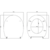 WC dangtis Domoletti TOILET COVER SMART YHUF-X8 SLOWLY CLOSI