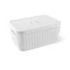 Ucsan Daiktadėžė su dangčiu 8691459017066, 6 l, balta sp., 28.5 x 12.5 x 20 cm