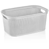 Ucsan Veļas grozs Knitas M-080, 38 l, pelēka krās., 57 cm x 37 cm