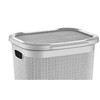 Ucsan Skalbinių dėžė Knitas M-079, 50 l, pilka sp., 43 cm x 34 cm