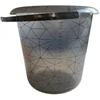 Ūkio kibiras Keeeper Polygon, 10 l, skaidrios/juodos spalvos.