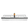 Universalus šieno grėblys Fiskars QuikFit 135514/1000656, be rankenos, 570 mm, juodas.