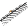 Universalus šieno grėblys Fiskars QuikFit 135514/1000656, be rankenos, 570 mm, juodas.