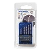 Grąžtų komplektas Dremel 2615062832, 7 vnt.