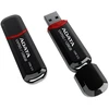 USB atmintinė Adata UV150 AUV150-128G-RBK, juoda/raudona, 128 GB