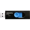 USB atmintinė Adata UV320 AUV320-64G-RBKBL, mėlyna sp./juoda sp., 128 GB