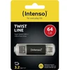 USB zibatmiņa Intenso Twist Line, 64 GB
